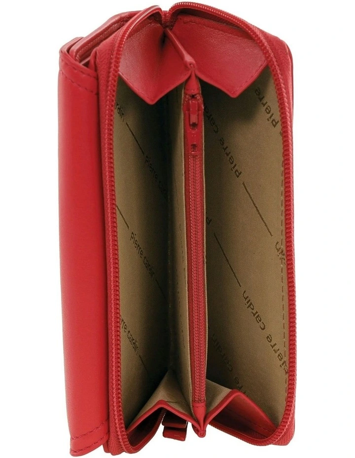 Bi-Fold Tab Wallet in Coral image 2