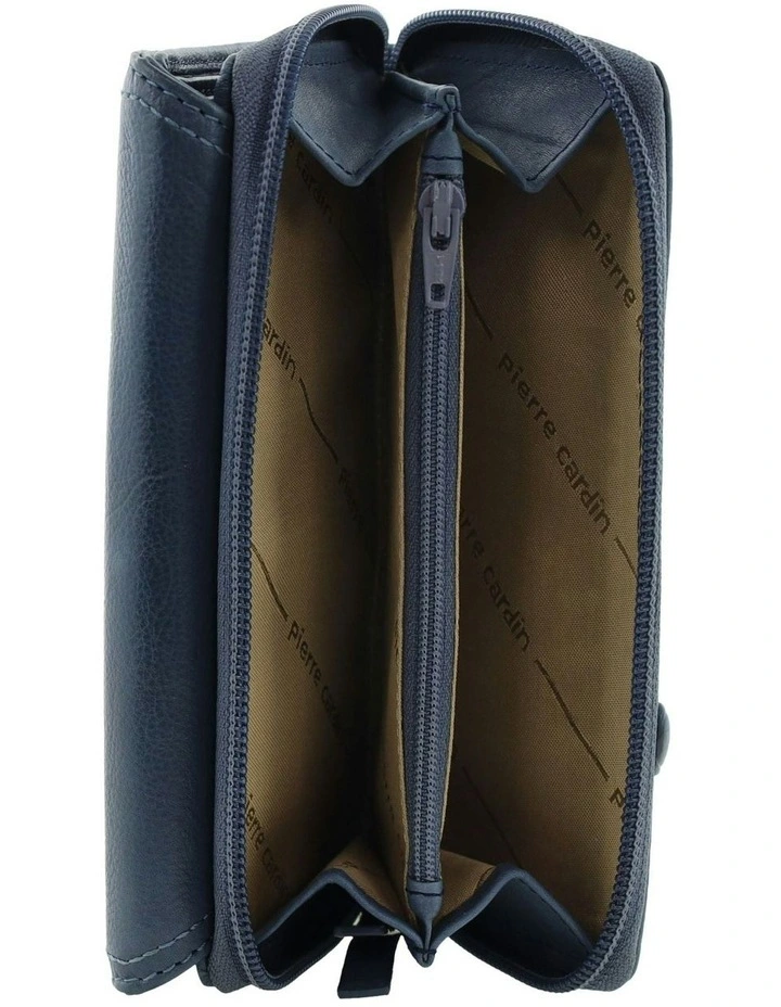 Bi-Fold Tab Wallet in Denim image 2