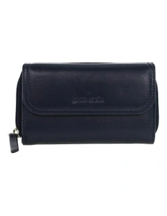 Bi-Fold Tab Wallet in Navy
