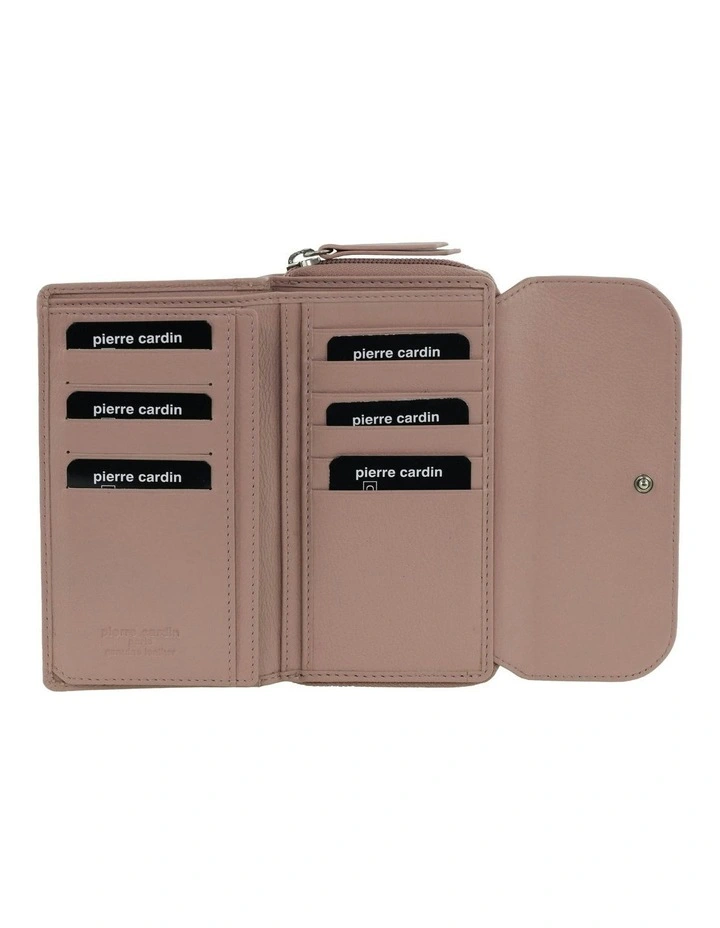 Bi-Fold Tab Wallet in Pink image 3