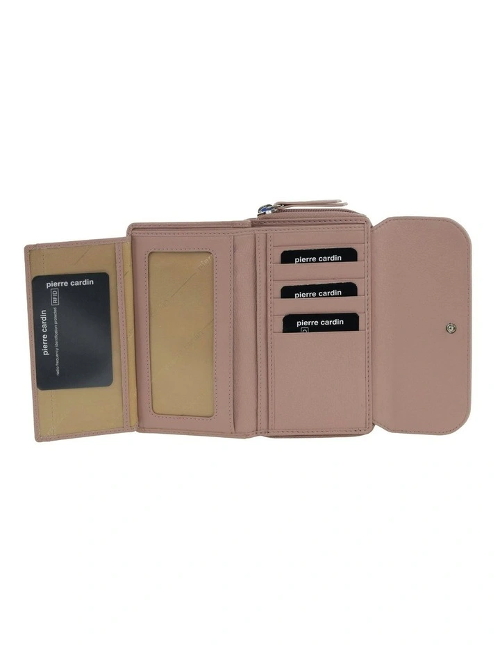 Bi-Fold Tab Wallet in Pink image 4