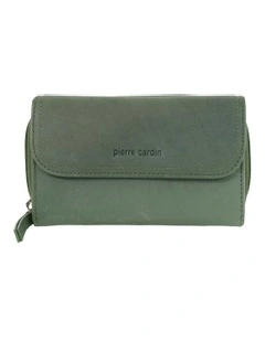 Bi-Fold Tab Wallet in Sage