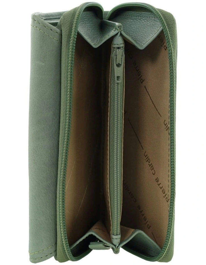 Bi-Fold Tab Wallet in Sage image 2