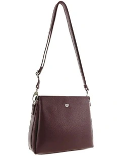Leather Crossbody Bag in Shiraz