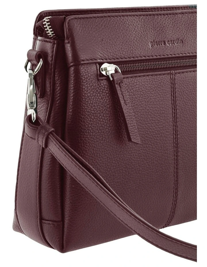 Leather Crossbody Bag in Shiraz image 5