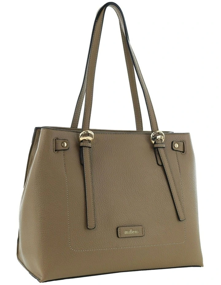 Fashion Tote Bag in Mocha image 1