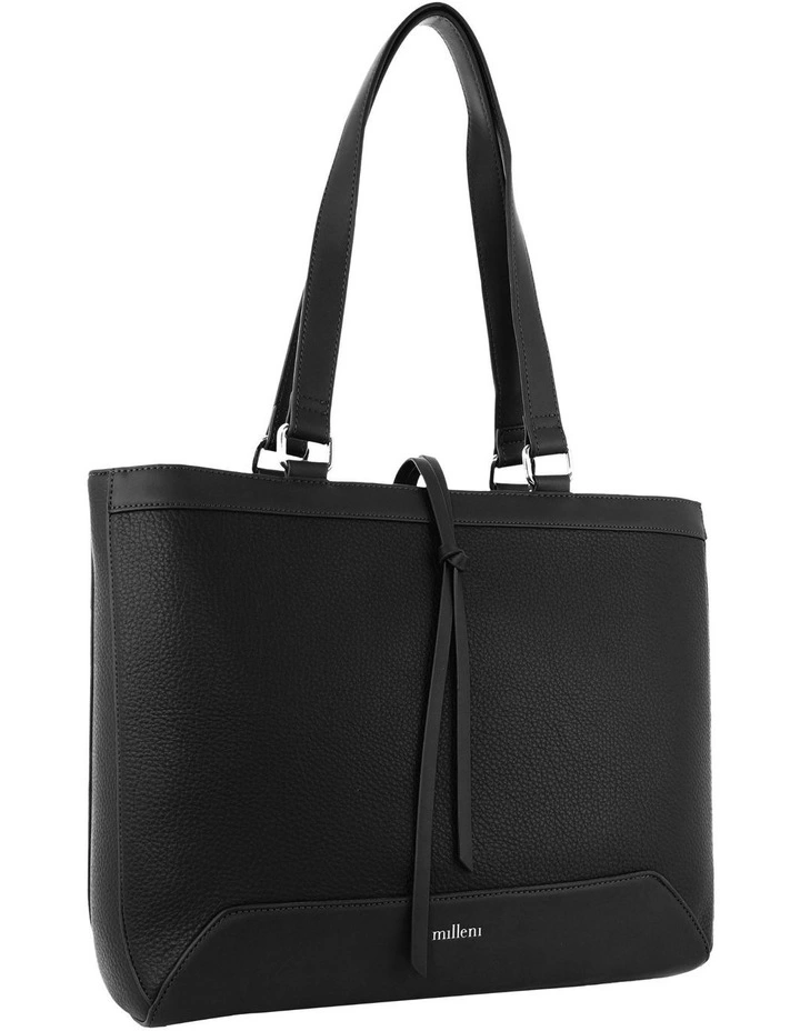 Fashion Laptop Tote Bag in Black image 1