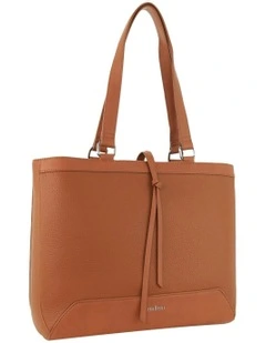 Fashion Laptop Tote Bag in Tan