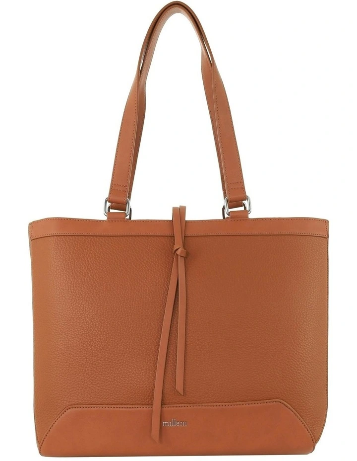 Fashion Laptop Tote Bag in Tan image 3