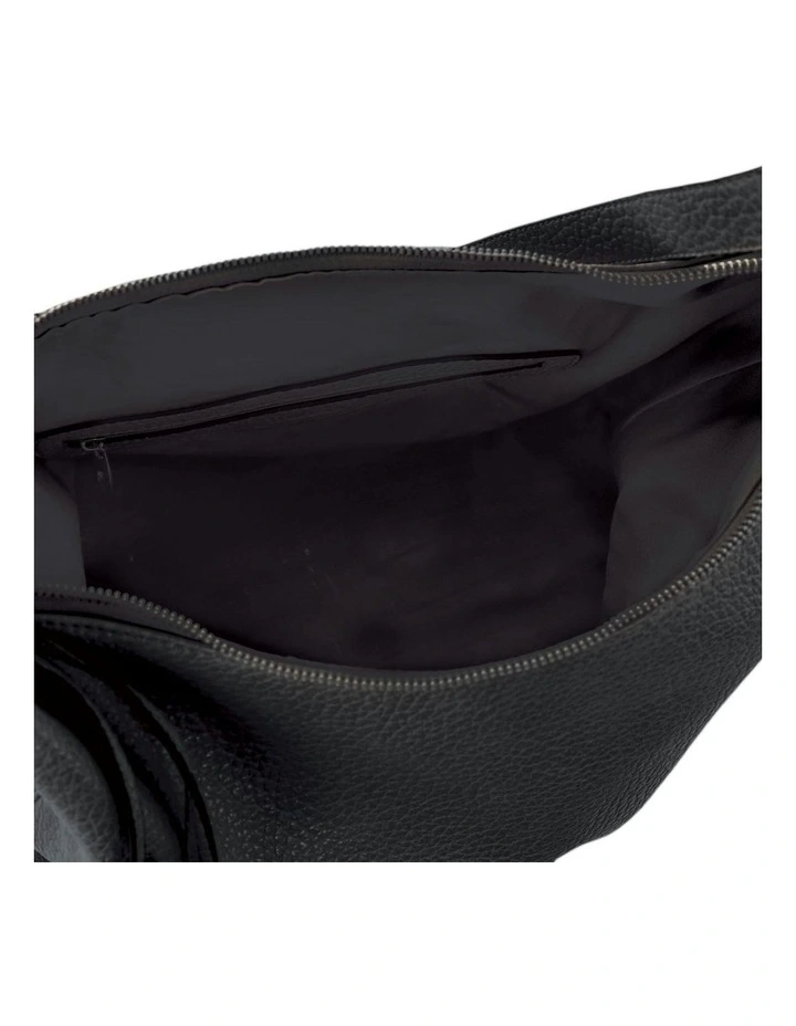 Fashion Hobo Bag in Black image 2