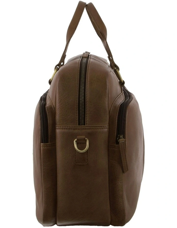 Rustic Business Computer Bag in Oak image 2