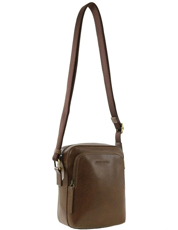Leather Classic Crossbody Bag in Oak image 1