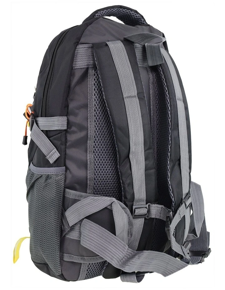 Nylon Adventure Backpack 30L in Black image 3