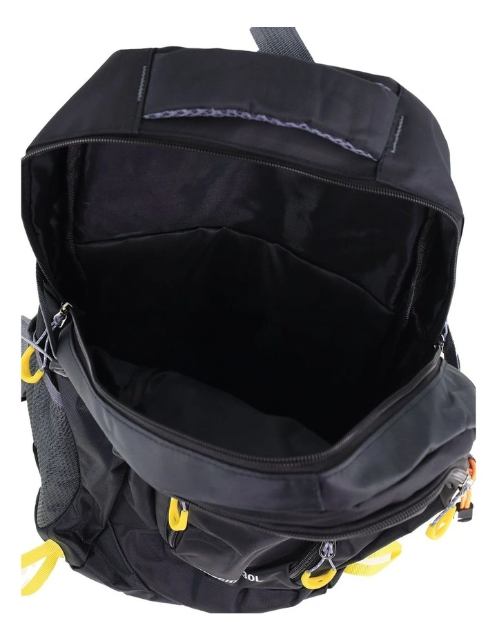 Nylon Adventure Backpack 30L in Black image 4