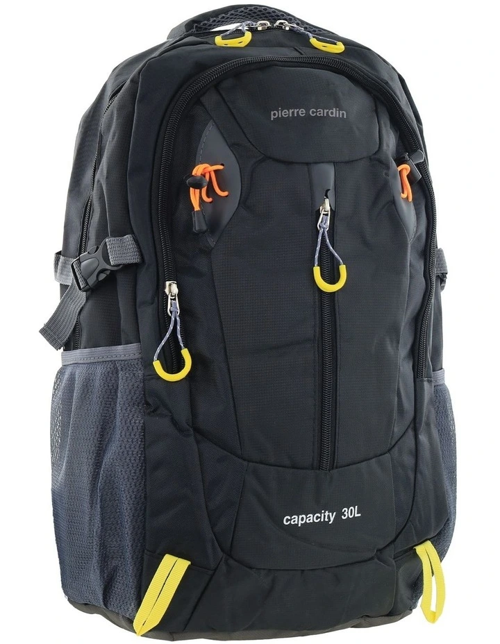 Nylon Adventure Backpack in Black image 1