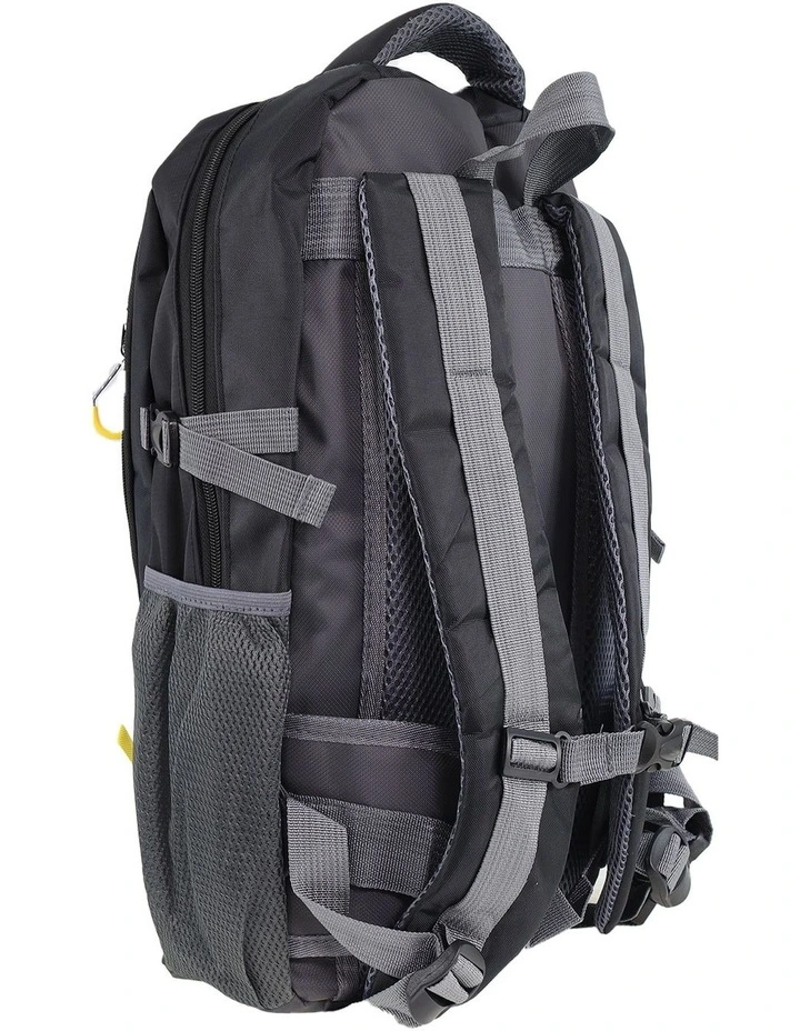 Nylon Adventure Backpack in Black image 4