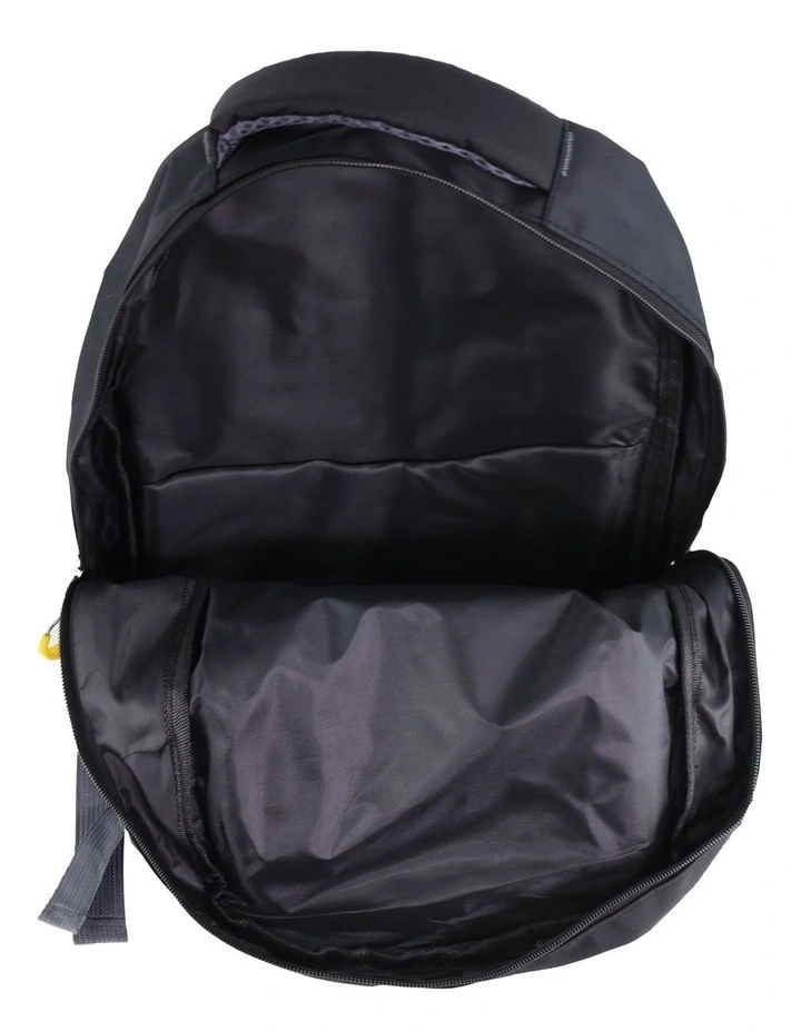 Nylon Adventure Backpack in Black image 5