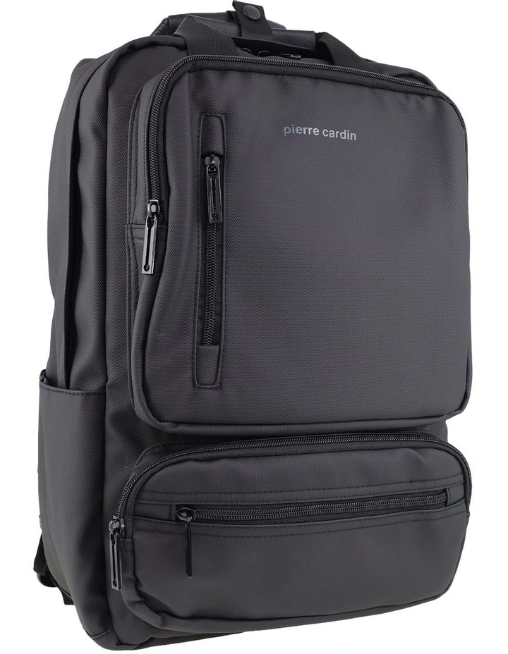 Nylon Computer/Business Backpack in Black image 1