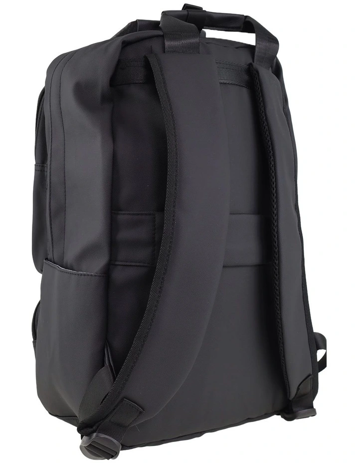 Nylon Computer/Business Backpack in Black image 4
