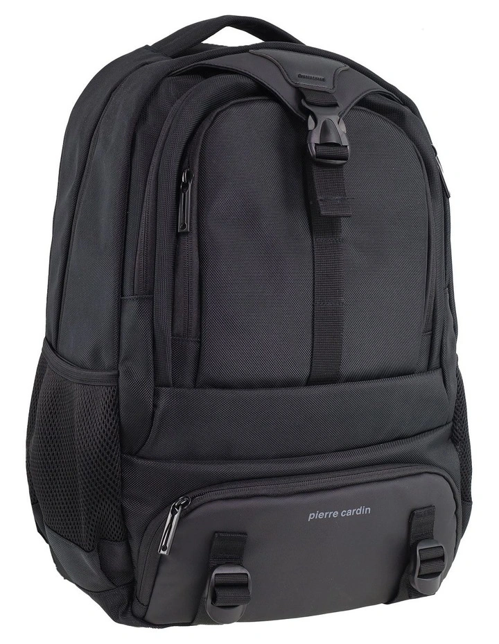 Nylon Computer/Business Backpack in Black image 1