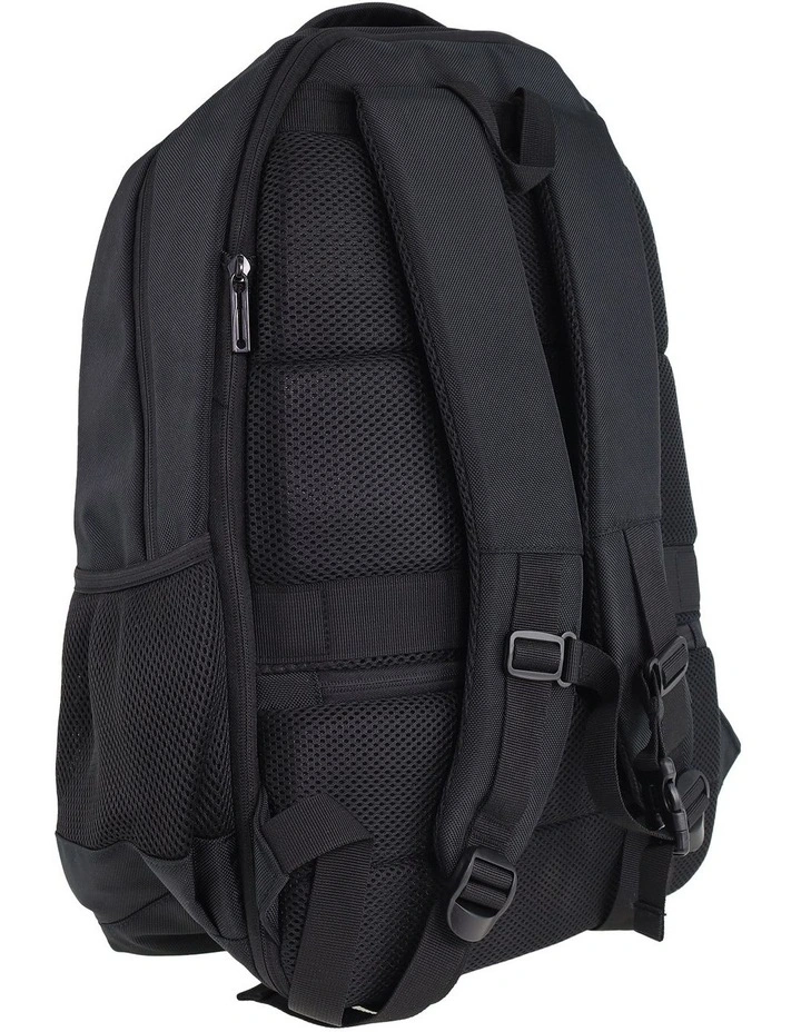 Nylon Computer/Business Backpack in Black image 4