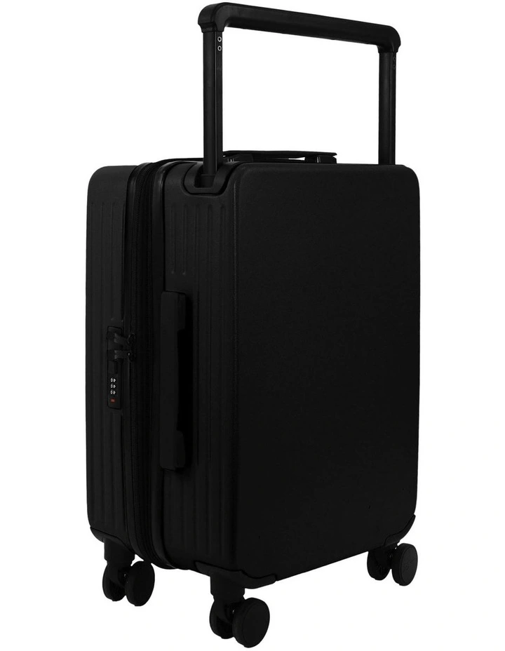 Expedition 54cm Cabin Hard Shell Suitcase in Black image 4