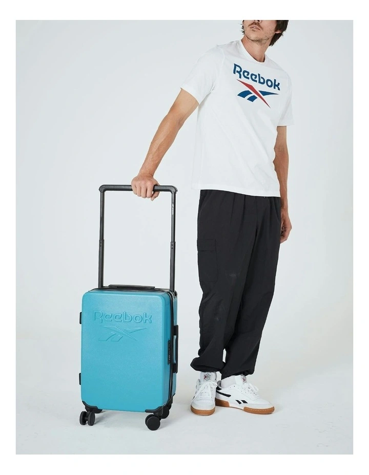 Expedition 54cm Cabin Hard Shell Suitcase in Turquoise image 2