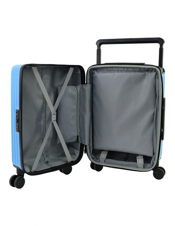Expedition 54cm Cabin Hard Shell Suitcase in Blue image 2