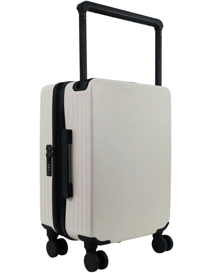 Expedition 54cm Cabin Hard Shell Suitcase in White image 4