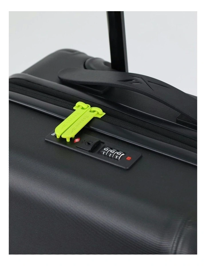 Wanderer 54cm Cabin Hard Shell Suitcase in Black image 7