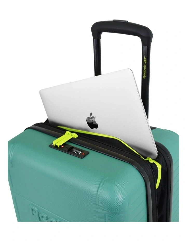 Wanderer 54cm Cabin Hard Shell Suitcase in Turquoise image 2