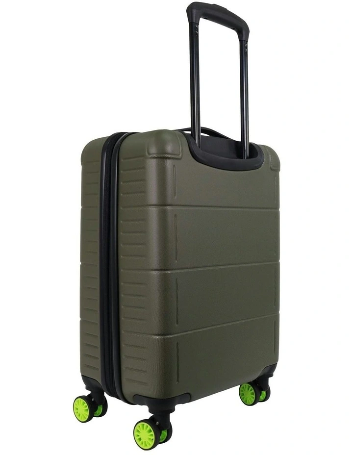 Wanderer 54cm Cabin Hard Shell Suitcase in Khaki image 3