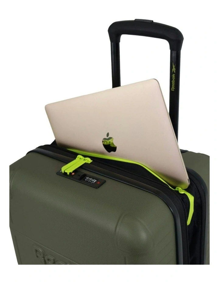 Wanderer 54cm Cabin Hard Shell Suitcase in Khaki image 4