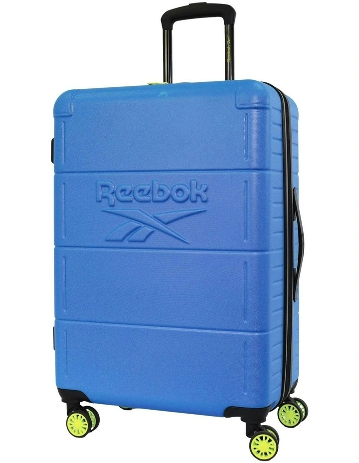 Wanderer 67cm Medium Hard Shell Suitcase in Blue image 4