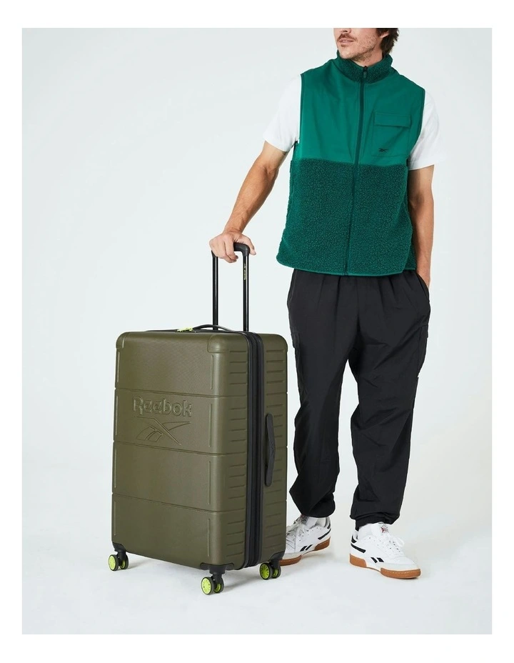 Wanderer 67cm Medium Hard Shell Suitcase in Khaki image 2