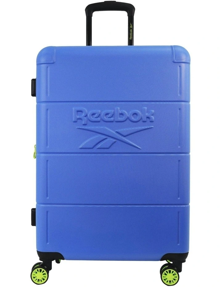 Reebok Wanderer 76cm Large Hard Shell Suitcase in Blue image 3