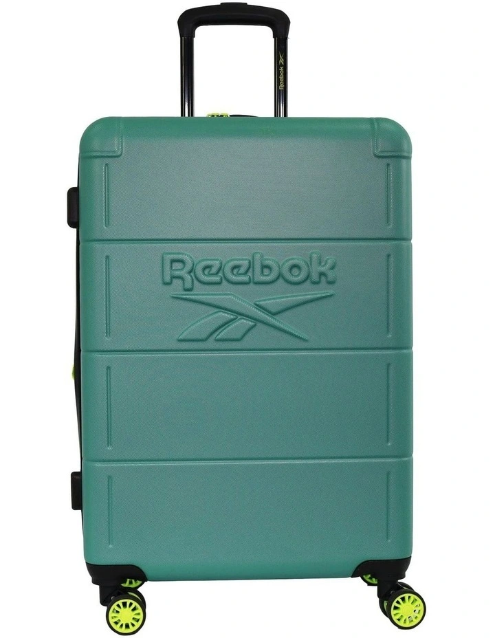 Reebok Wanderer 76cm Large Hard Shell Suitcase in Turquoise image 4