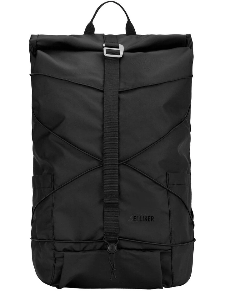 Dayle Roll Top Backpack 21/25L in Black image 1