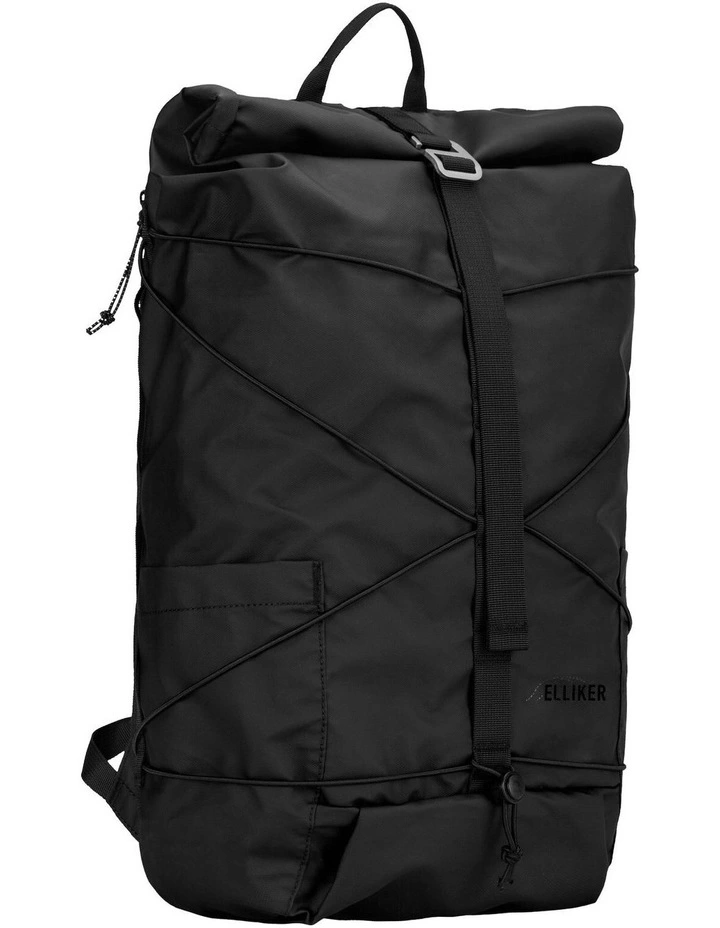 Dayle Roll Top Backpack 21/25L in Black image 2