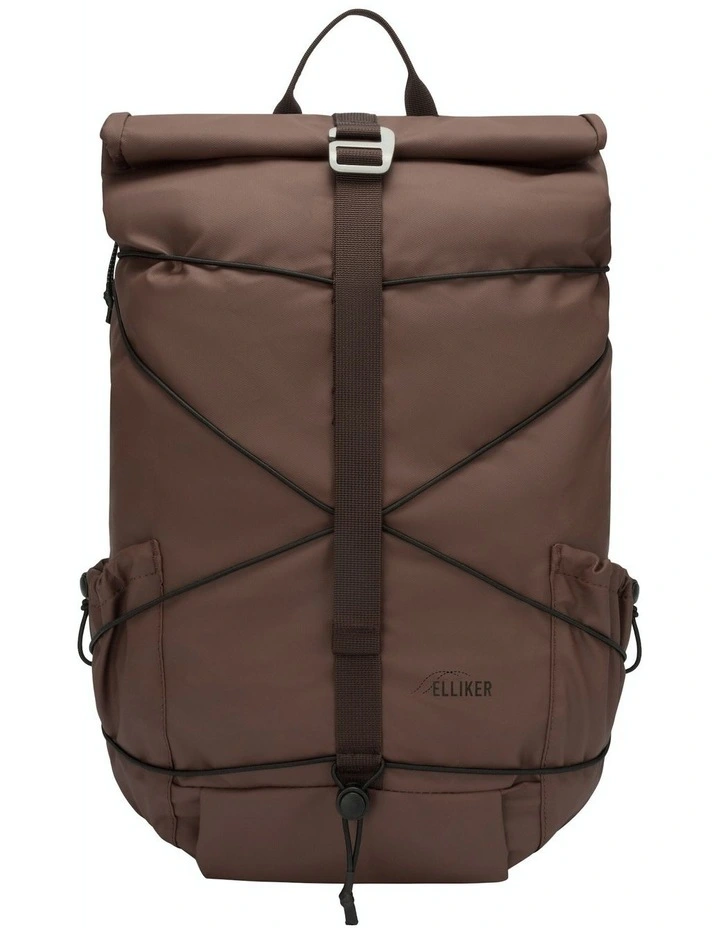 Elliker Dayle Roll Top Backpack 21/25L In Brown MYER