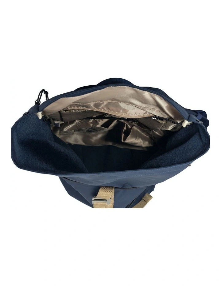 Dayle Roll Top Backpack 21/25L in Navy image 5