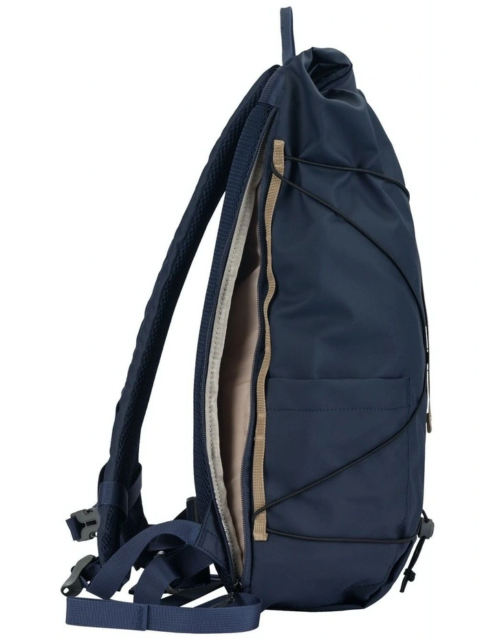 Dayle Roll Top Backpack 21/25L in Navy image 7