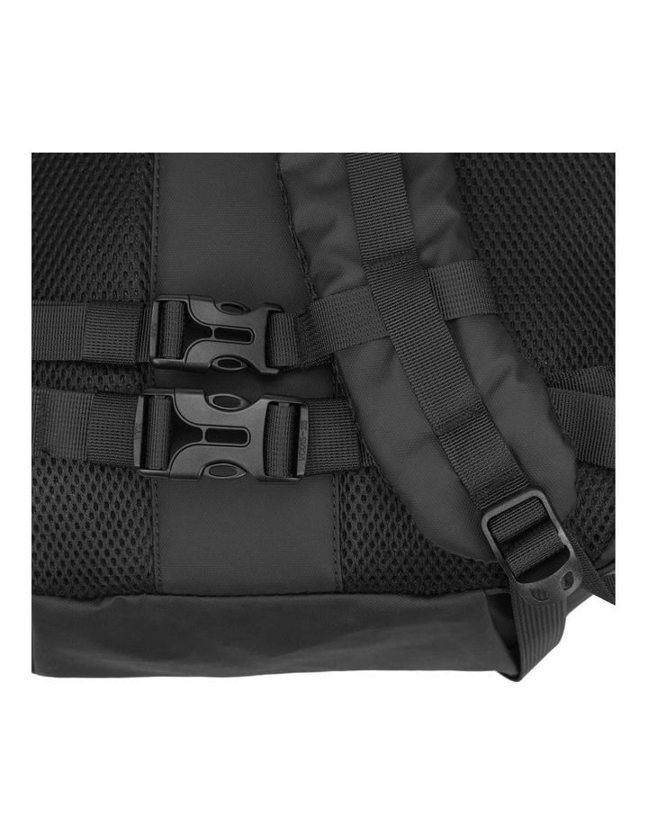 Wharfe Flap Over Backpack 22L in Black image 7