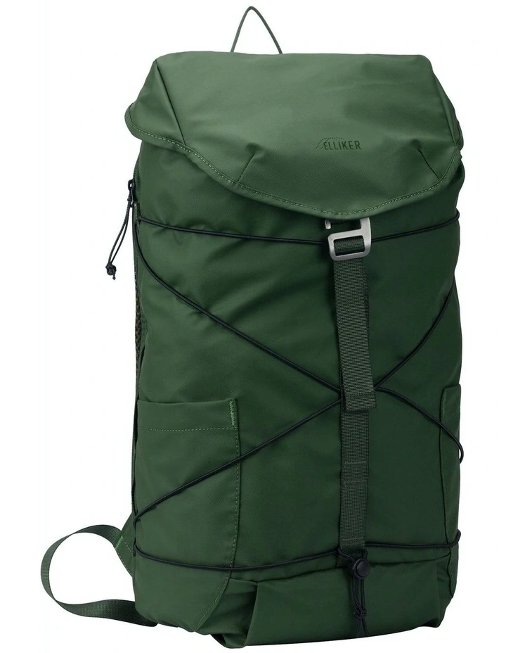 Wharfe Flap Over Backpack 22L in Green image 2