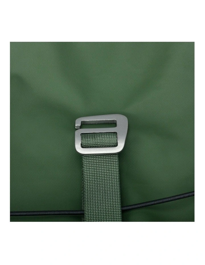 Wharfe Flap Over Backpack 22L in Green image 4