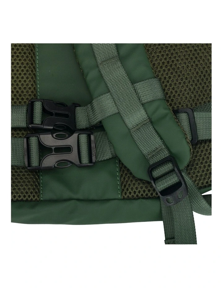 Wharfe Flap Over Backpack 22L in Green image 6