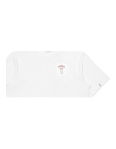 Rill Spore Print Short Sleeve T-shirt in White