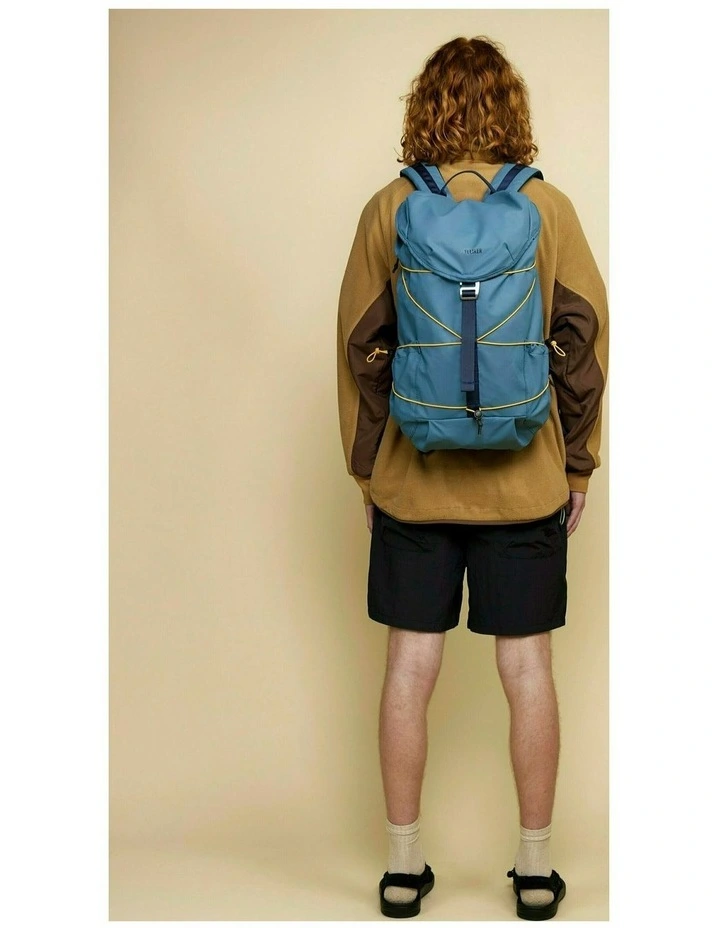 Wharfe Flap Over Backpack 22L in Blue image 2