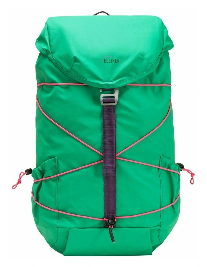 Wharfe Flap Over Backpack 22L in Green image 1