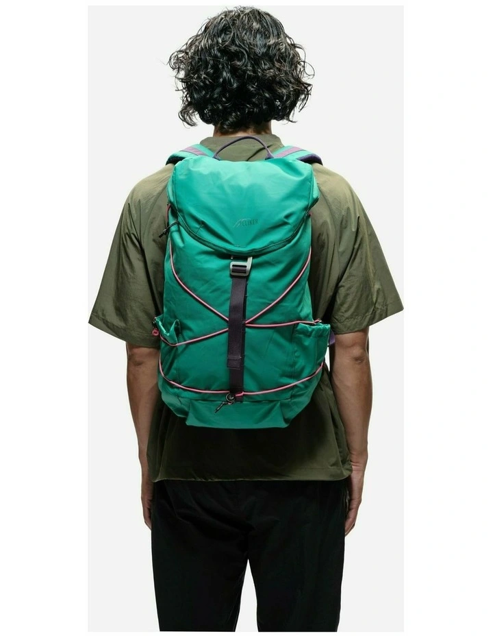 Wharfe Flap Over Backpack 22L in Green image 2